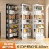 Home steel bookshelf, floor standing bookshelf, children's book rack, library study, iron art, modern and simple storage rack