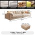 Cream style fabric sofa, living room, small unit, simple modern, light luxury, technology fabric, straight row household cloud sofa