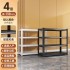 Three Arrows Kitchen Carbon Steel Storage Rack Floor standing Multi layer Storage Rack Microwave Oven Adjustable Household Goods Rack