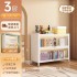 Steel bookshelf for household use, children's crevice bookshelf, dust-proof storage cabinet, shelf, floor standing living room with door, study, wrought iron Steel bookshelf for household use, children's crevice bookshelf, dust-proof storage cabinet, shelf, floor standing living room with door, study, wrought iron