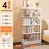 Home Library Steel Bookshelf Living Room Study Multi layer Floor to ceiling Bookshelf Integrated Wall mounted Children's Picture Book Storage Rack