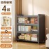 Home Bookcase with Doors, Dustproof Storage Cabinet, Children's Multi layer Floor standing Iron Bookshelf, Living Room Storage, Steel Storage Rack Home Bookcase with Doors, Dustproof Storage Cabinet, Children's Multi layer Floor standing Iron Bookshelf, Living Room Storage, Steel Storage Rack