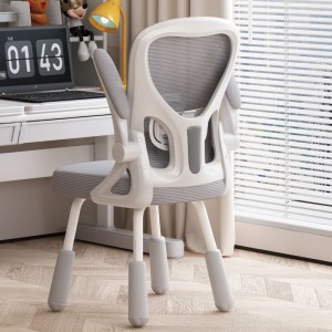 Learning chair, computer chair, comfortable sedentary desk for home use, writing stool, middle school student lift four legged child seat