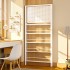 Ultra thin steel bookshelf storage rack behind the door, floor to wall, narrow style picture book rack behind the door, storage rack with perforated board Ultra thin steel bookshelf storage rack behind the door, floor to wall, narrow style picture book rack behind the door, storage rack with perforated board