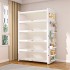 Home Bookcase with Doors, Dustproof Storage Cabinet, Children's Multi layer Floor standing Iron Bookshelf, Living Room Storage, Steel Storage Rack Home Bookcase with Doors, Dustproof Storage Cabinet, Children's Multi layer Floor standing Iron Bookshelf, Living Room Storage, Steel Storage Rack