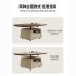 Middle ancient style coffee table, living room, household, movable rock board, minimalist lifting small apartment, multifunctional side table, tea table