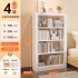Home Library Steel Bookshelf Living Room Study Multi layer Floor to ceiling Bookshelf Integrated Wall mounted Children's Picture Book Storage Rack