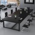 Conference table, long table, simple modern high-end office desk, negotiation long table, chair, conference room, workbench, training