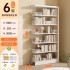 Home Library Steel Bookshelf Living Room Study Multi layer Floor to ceiling Bookshelf Integrated Wall mounted Children's Picture Book Storage Rack