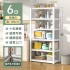 Three arrow white kitchen storage rack, floor to ceiling multi-layer storage rack, microwave oven, balcony storage rack, household shelf Three arrow white kitchen storage rack, floor to ceiling multi-layer storage rack, microwave oven, balcony storage rack, household shelf