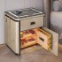 Smart bedside table safe integrated simple modern wireless charging fingerprint lock Bluetooth bedside cabinet safe