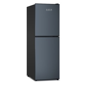 Double door refrigerator, small dormitory rental, household refrigerator, first level energy-saving refrigerator, dual-purpose refrigerator for refrigeration and freezing