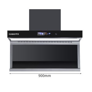 Wholesale Huabao range hood, top side dual smoking machine, rental room, kitchen exhaust fan, high suction range hood