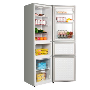 Zhigao Refrigerator Rental Dormitory Three door Refrigerator with Soft Freeze Multiple Specifications Three door Energy saving Household Refrigerator