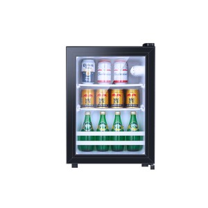 Zhigao Ice Bar Home Tea Preservation Cigars Red Wine Beverages Refrigerator Transparent Door Small Refrigerator Hotel Small Refrigerator