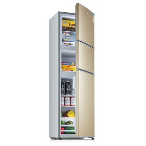 Zhigao Refrigerator BCD-206 Large Capacity Three Door Refrigeration Rental Dormitory Energy saving Household Wholesale Refrigerator