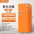 Factory wholesale refrigerator, retro refrigerator, double door refrigerated freezer, multi-color refrigerator, household retro refrigerator