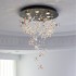 French butterfly crystal ceiling light, new restaurant light, high-end wedding room bedroom master light, princess children's room lighting fixture