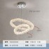 Living room pendant light 2025 new crystal simple modern bedroom light dining room Zhongshan lighting intelligent voice control