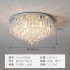 Crystal lamp, circular ceiling lamp, modern and simple master bedroom lamp, room lamp, LED living room large lamp, light luxury style