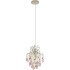 French medieval style bedside pendant light, crystal dining pendant light, hallway entrance light, American retro bedroom small hanging line light