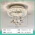 French style light luxury crystal ceiling light, entrance hallway light, modern simple and atmospheric flower decoration eye protection lamp