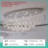 French crystal dining pendant light, modern minimalist home restaurant light, luxurious coffee shop bar counter, dining table hanging line light