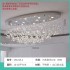 French crystal dining pendant light, modern minimalist home restaurant light, luxurious coffee shop bar counter, dining table hanging line light