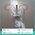 French luxury chandelier villa living room lamp dining room lamp bedroom high-end atmospheric crystal chandelier creative personality art