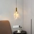 Modern minimalist bedside pendant light Nordic light luxury bedroom light creative crystal lighting, popular internet red light ice cube light