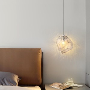 Bedroom Bedlight 2025 New Creative Small Pendant Light Luxury Hanging Line Light Explosive Internet Red Light TV Background Wall Light