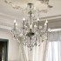 French crystal chandelier, European retro court style living room main light, creative antique style villa dining room bedroom lighting