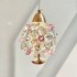 French flower headboard pendant light, warm and romantic crystal corridor, entrance hallway pendant light, atmospheric feeling, homestay pendant light