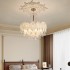 Light French living room pendant light, modern internet famous master bedroom crystal light, cream style children's room light, high-end dining room light
