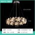 Italian style light luxury living room pendant light 2025 new crystal light dining room light hall main light high-end LED bedroom light