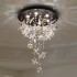 French butterfly crystal ceiling light, new restaurant light, high-end wedding room bedroom master light, princess children's room lighting fixture