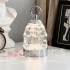 French luxury crystal table lamp, LED entrance light, touch bedroom bedside lamp, handheld ambient light, pink night light