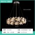 Italian style light luxury living room pendant light 2025 new crystal light dining room light hall main light high-end LED bedroom light
