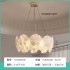 French style living room pendant light, modern, luxurious, high-end, elongated dining room lighting fixture, 2025 new cream style master bedroom light