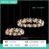 Italian style light luxury living room pendant light 2025 new crystal light dining room light hall main light high-end LED bedroom light