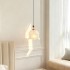 French luxury bedroom bedside lamp, master bedroom, American retro cream style new glass pendant lamp, homestay villa lamp