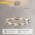 Crystal pendant light 2025 new restaurant lighting minimalist bedroom light modern living room intelligent control modern minimalist