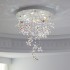 French butterfly crystal ceiling light, new restaurant light, high-end wedding room bedroom master light, princess children's room lighting fixture