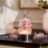 French luxury crystal table lamp, LED entrance light, touch bedroom bedside lamp, handheld ambient light, pink night light