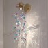 French crystal wall lamp, light luxury living room, TV background wall, corridor lighting, manufacturer direct sales, bedroom bedside lamp