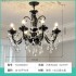 French style living room pendant light, retro crystal light, black antique style bedroom master light, high-end designer dining room lighting fixtures