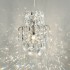 French medieval style bedside pendant light, crystal dining pendant light, hallway entrance light, American retro bedroom small hanging line light