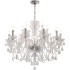 French style medieval high-end living room crystal chandelier, light luxury bedroom light, creamy style girl's room main light, dining room light
