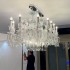 French style luxury crystal chandelier, European style living room chandelier, high-end feel, new restaurant light, retro romantic master bedroom light