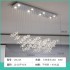 Premium living room crystal ceiling light, light luxury hall main light, designer dining pendant light, duplex villa staircase lighting